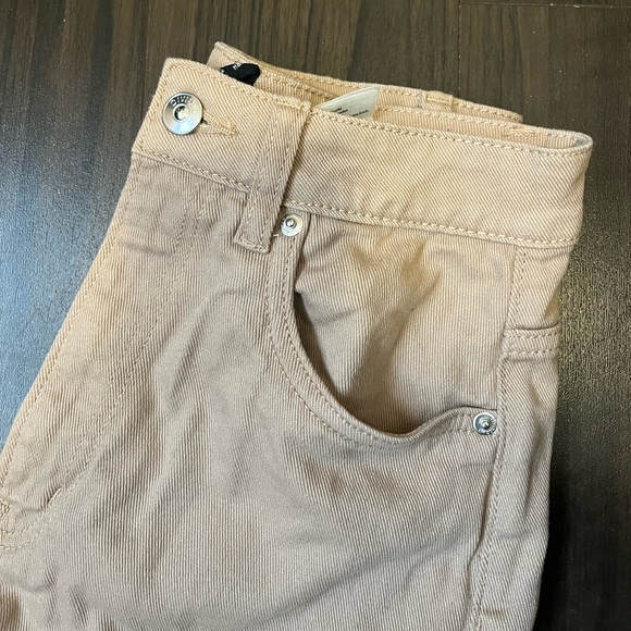 beige high waisted mom jeans - Picture 2 of 5